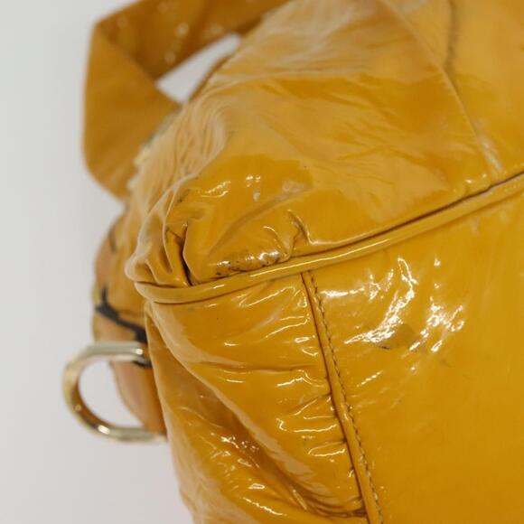 GUCCI Tote Bag Enamel Yellow Gold - Picture 10 of 16